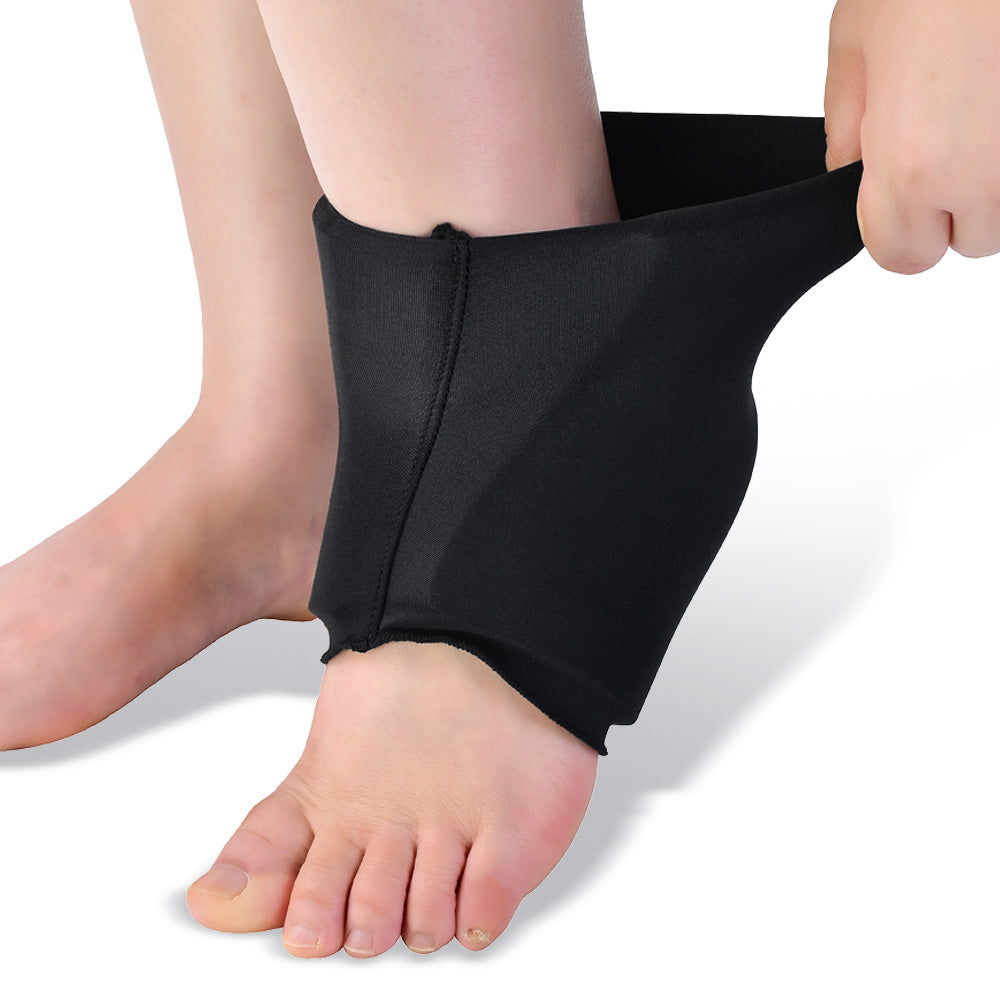 Ankle Ice Pack Wrap for Swelling & Sprained Ankle Brace for Women & Men, Cold Therapy Support Compression Socks, Plantar Fasciitis & Achilles Tendonitis Relief, Sore Feet & Heel