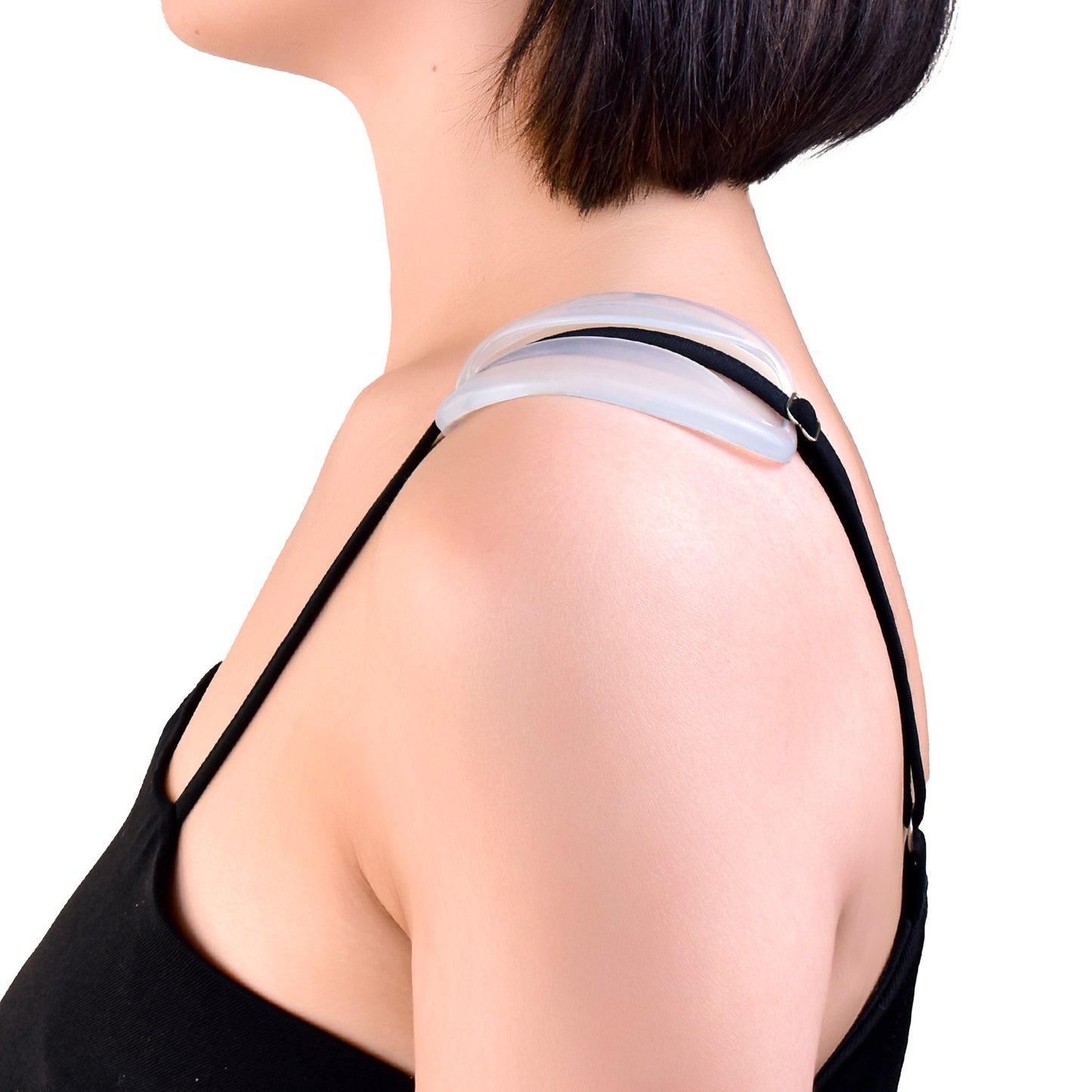 A10 Women's Soft Silicone Bra Strap Cushions Holder Nonslip Shoulder Protectors Pads