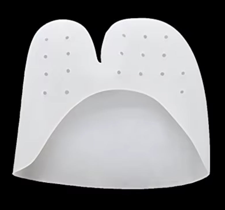 C41 Silicone Forefoot Sleeve with Toe Separation – Breathable Gel Ball of Foot Cushion for Women
