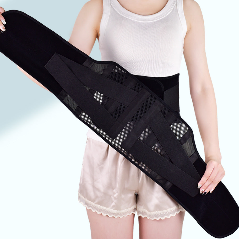 back brace breathable black