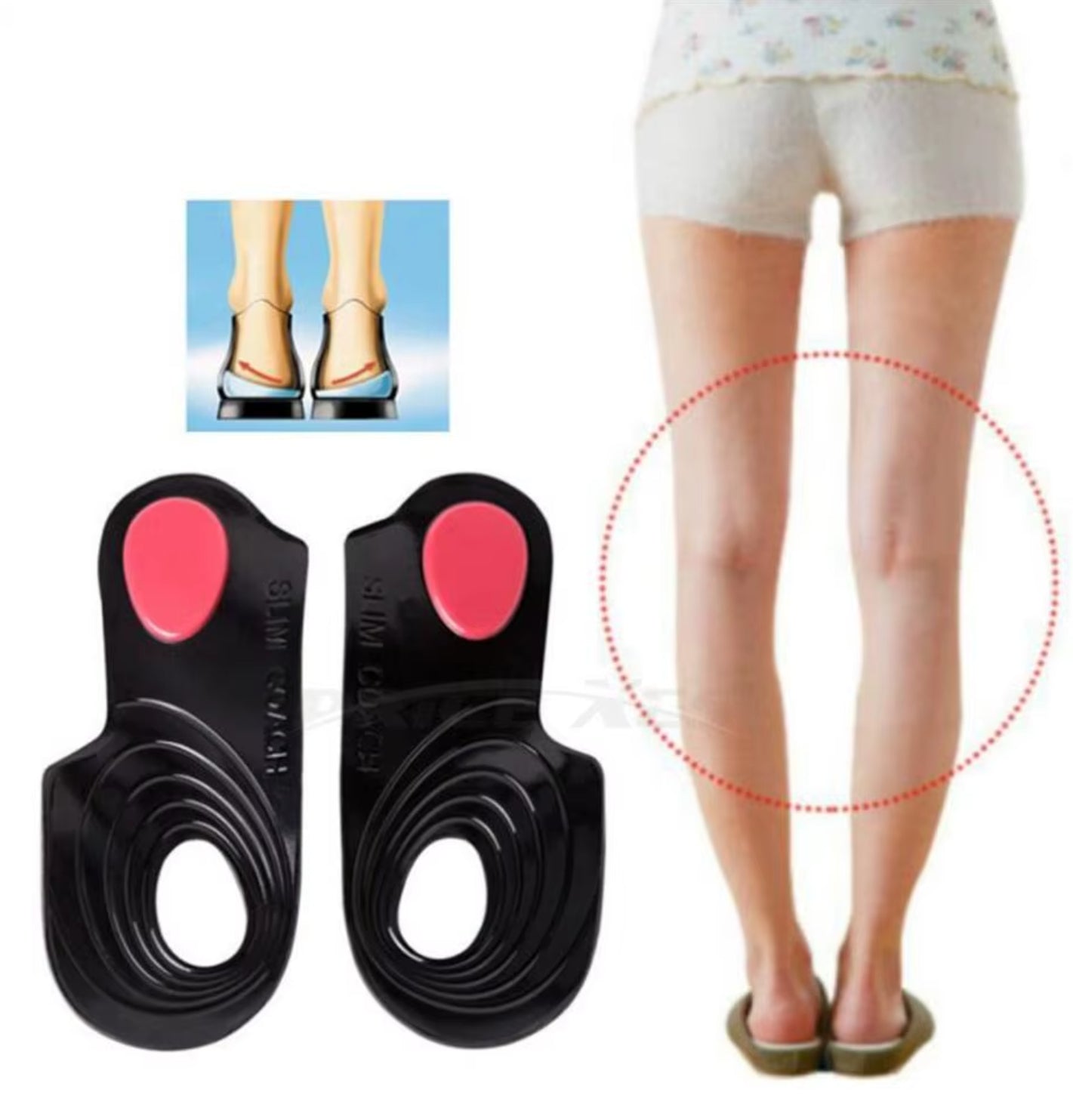 heel support pads for foot alignment