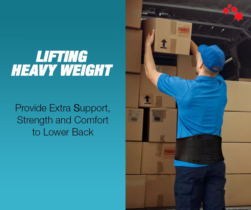 lower back brace in working