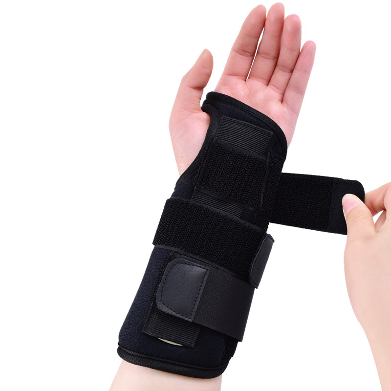 Wrist001 Brace for Carpal Tunnel, Adjustable Wrist Support Brace with Splints Right Hand, Small/Medium, Arm Compression Hand Suppor