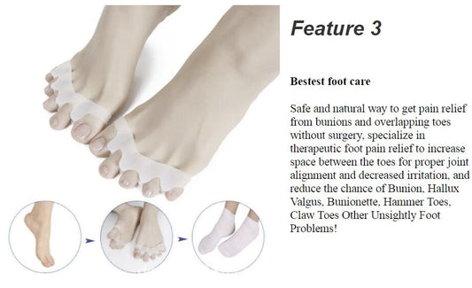 A05C TOE SEPARATOR BUNION CORRECTOR ,TOES SPACERS