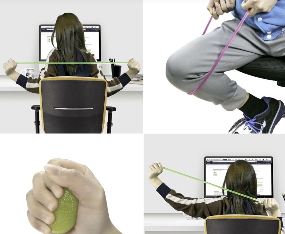 ZRWA06 Resistance Bands Set for Men and Women, Elastic Band for Home Gym Long Exercise Workout