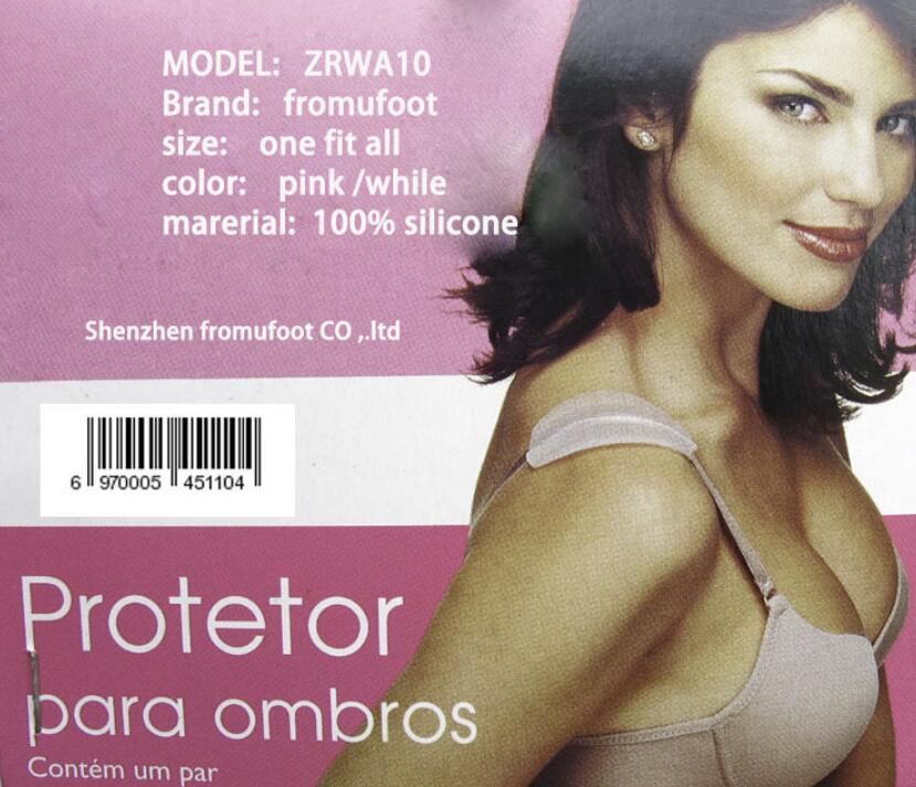 A10 Women's Soft Silicone Bra Strap Cushions Holder Nonslip Shoulder Protectors Pads