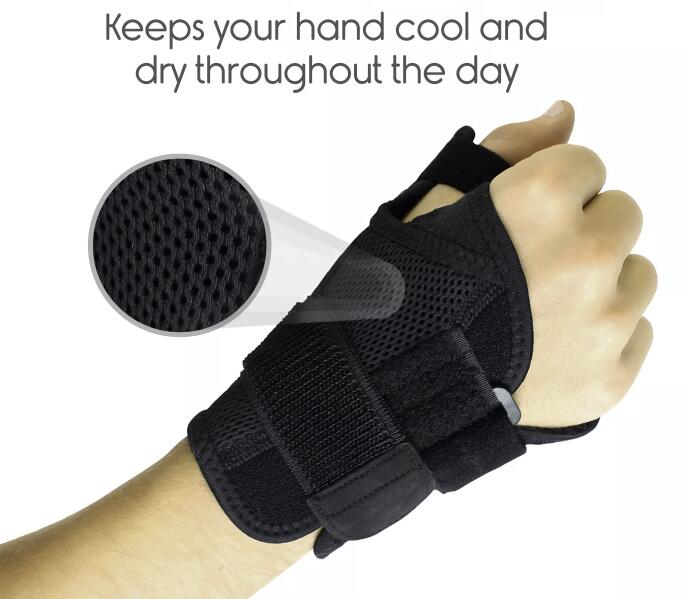 ZRWA25F  Gym Wrist Brace Thumb Support Correction Pain Relief Stabiliser Arthritis