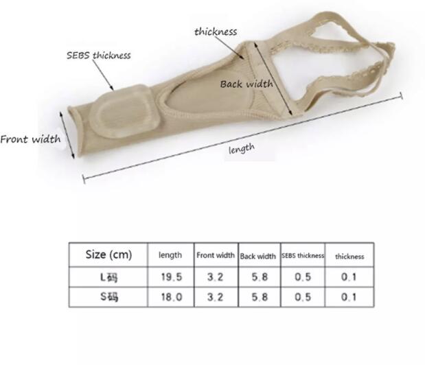 ZRWC29 Bunion Corrector and Bunion Relief Sleeve with Gel Bunion Brace