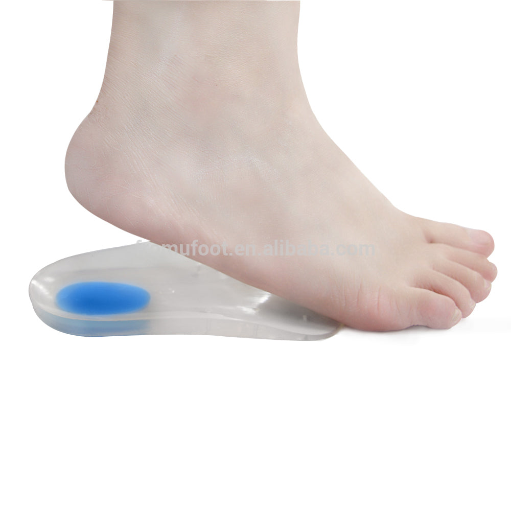 ZRWD06 medical grade silicone 3/4 length silicone massage gel insole