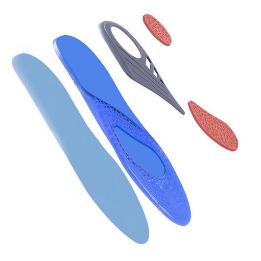 ZRWD20 Comfortable Breathable Silicone Shoe Insoles For Sports Running