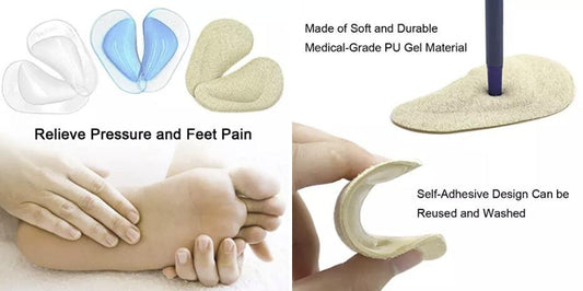 E07 Silicone arch support medical shoe insoles correcting flat feet for kids