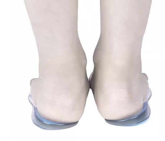 E08B New orthotic gel adhesive insoles full length for bowlegs knock knees