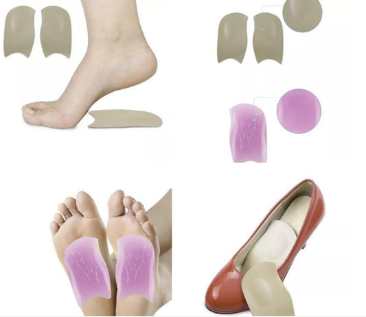 E16 Anti-slip PU Gel Orthotic Arch support Pads for Flat Feet