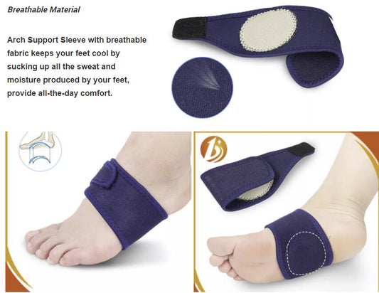 E22 Compression arch support sleeve Arch and Heel Pain Relief plantar fasciitis brace