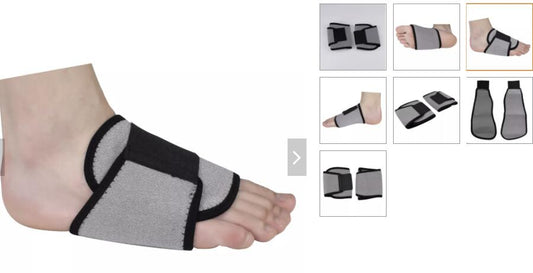 E23 Compression Sleeve for Pain Relief Heel Spurs Fallen Arches Plantar Fasciitis Arch Support Brace