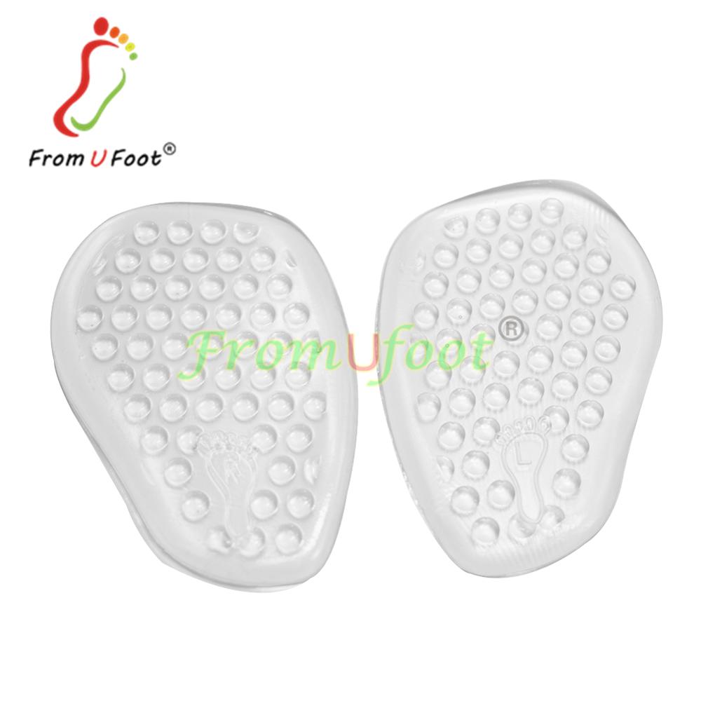 G01 Ball of Foot Support Cushions Soft PU Gel Massage Forefoot Pain Relief Insole