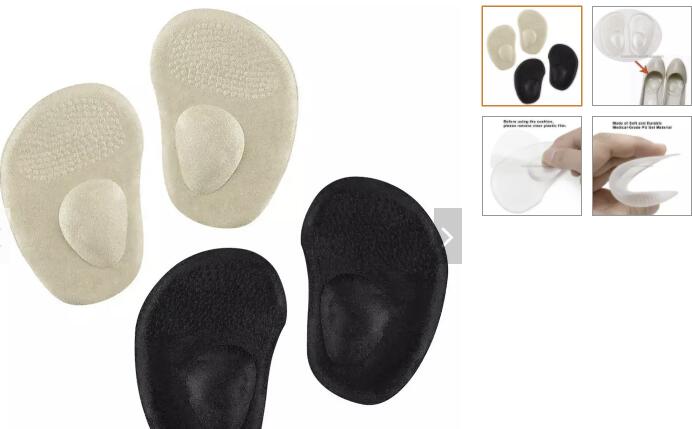 G17 Ball of Foot Cushions Forefoot Support Pain Relief Soft PU