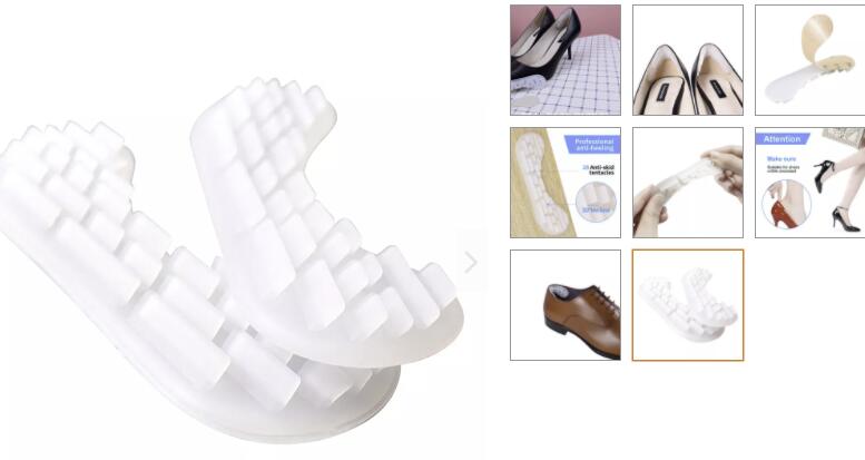 G22 4D Silicone Gel Heel Back Liner Pads Insoles Foot Care Cushions Stickers