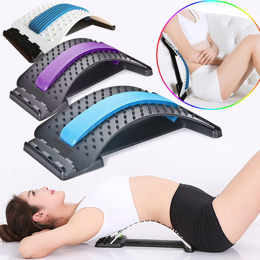 M37 Back Stretcher Lumbar Support Device Posture Corrector for Upper and Lower Back Pain Relief