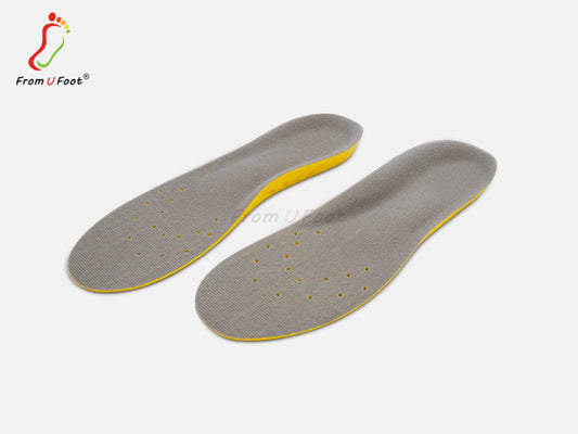 ZRWR03 High Density Super Soft Pu Orthopedic Insoles Acupressure Foot Insole for for Flat Feet