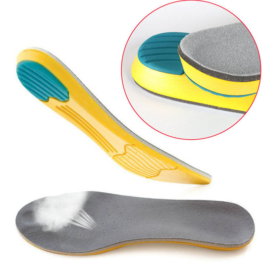 R06 gel orthotic insole PU Memory Foam shoes insoles sport running insoles