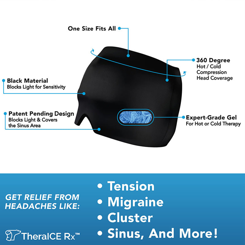 Reusable Gel Head Wrap for Headache and Migraine Relief