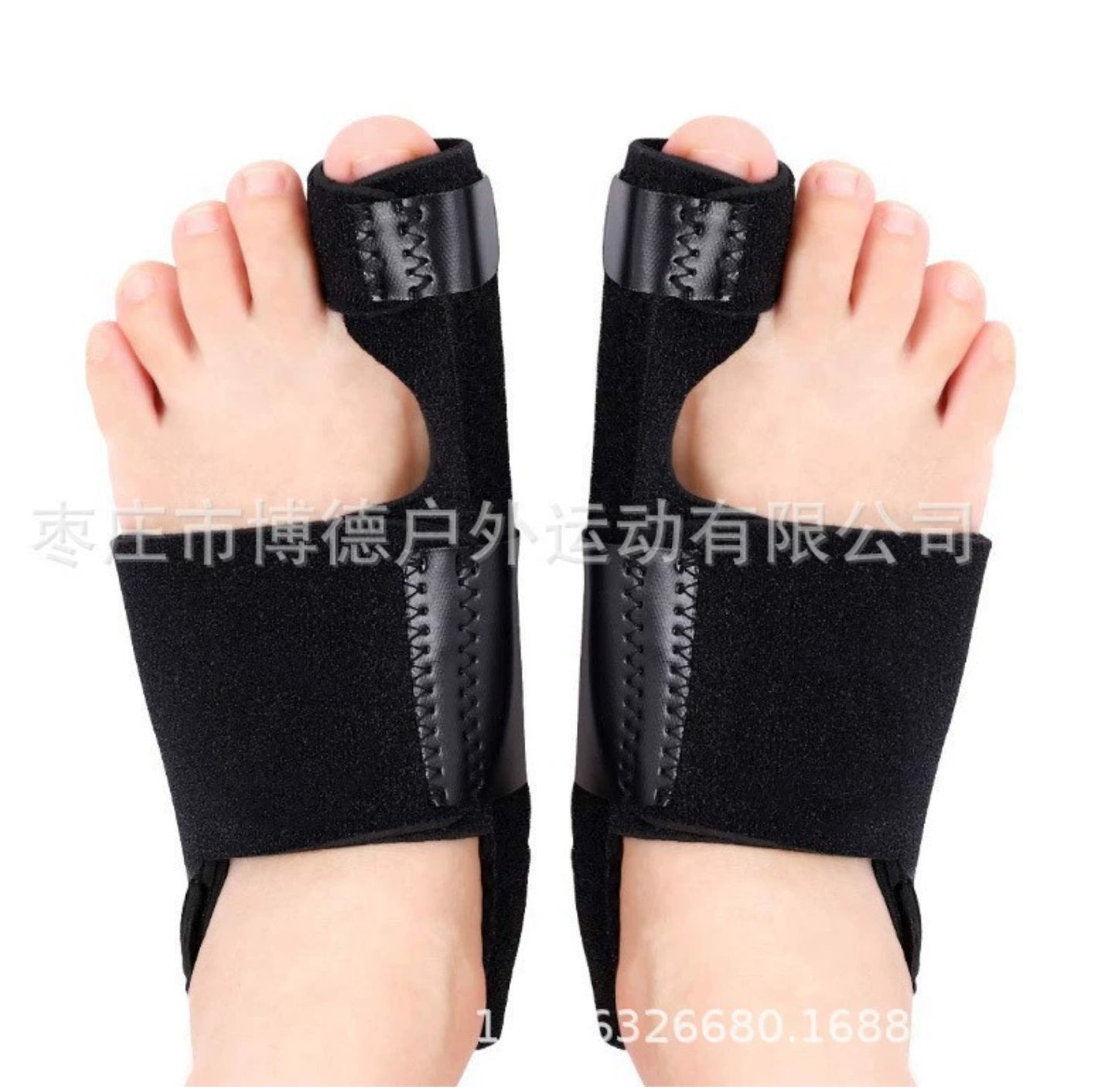 C66 Neoprene Bunion Corrector with Toe Separator and Forefoot Cushion – Hallux Valgus Support Pad