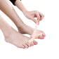 ZRWC16 Separadores de dedos de gel para hallux valgus y dedo gordo del pie, férula para juanetes, alivio del dolor de pies de silicona