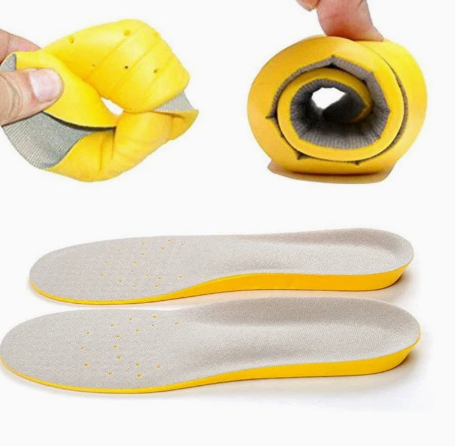 R03 High Density Super Soft Pu Orthopedic Insoles Acupressure Foot Insole for for Flat Feet