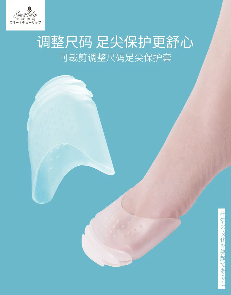 C50 Silicone Forefoot Cushion Pad – Trim to Fit Shoe Size Reducer Insert