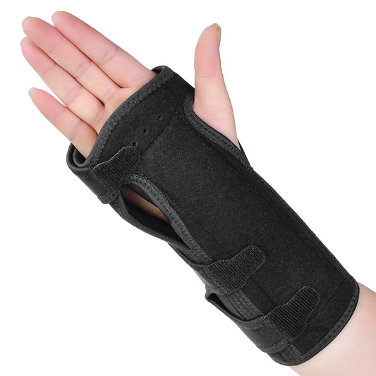 Wrist013  Brace for Carpal Tunnel, Adjustable Wrist Support Brace with Splints Right Hand, Small/Medium, Arm Compression Hand Support