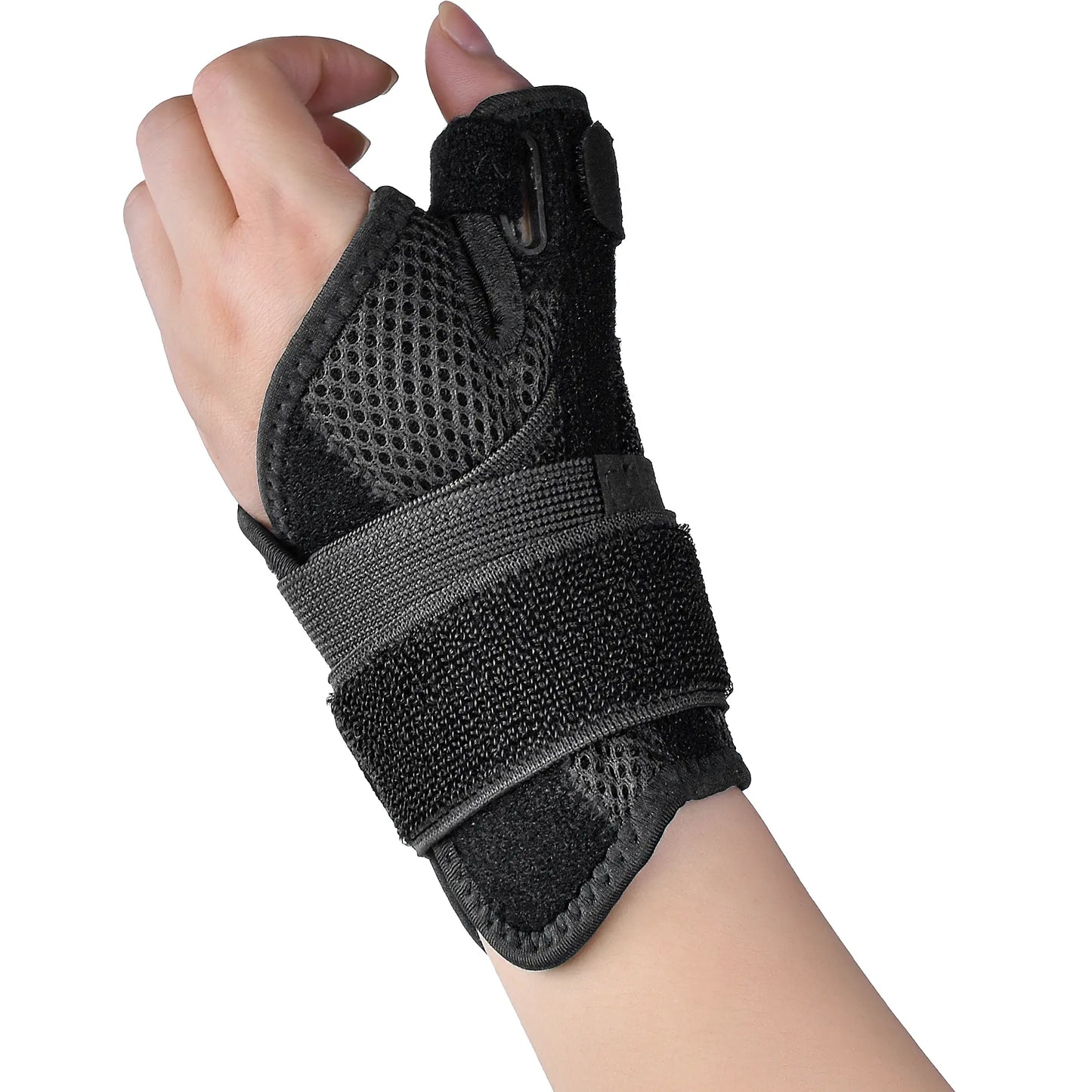 Wrist008  Brace for Carpal Tunnel, Adjustable Wrist Support Brace with Splints Right Hand, Small/Medium, Arm Compression Hand Support