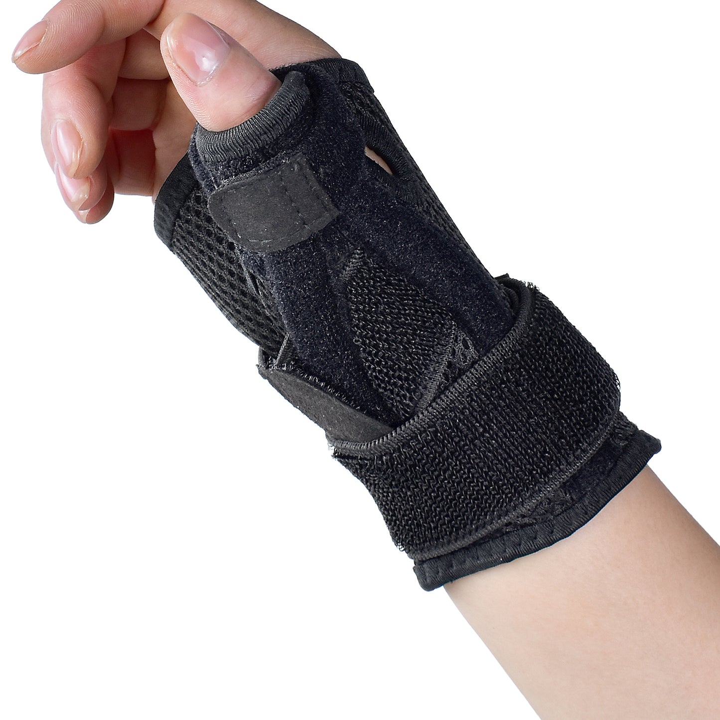 Wrist008  Brace for Carpal Tunnel, Adjustable Wrist Support Brace with Splints Right Hand, Small/Medium, Arm Compression Hand Support