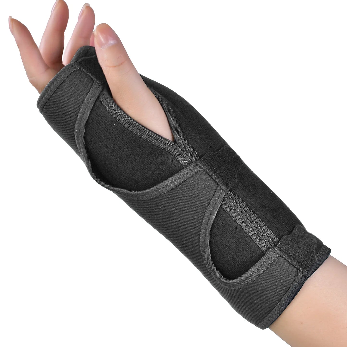 Wrist013  Brace for Carpal Tunnel, Adjustable Wrist Support Brace with Splints Right Hand, Small/Medium, Arm Compression Hand Support