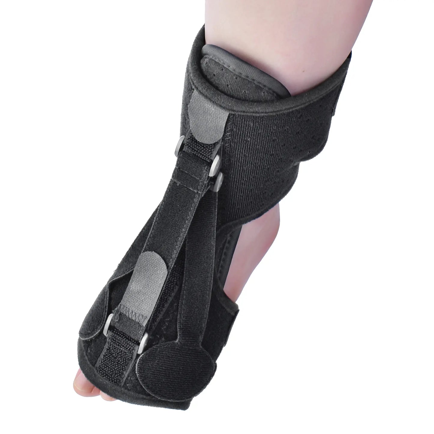 Ankle003 Foam Ankle Support Brace with Adjustable Velcro - Relief for Sprains, Achilles Tendonitis & Heel Pain
