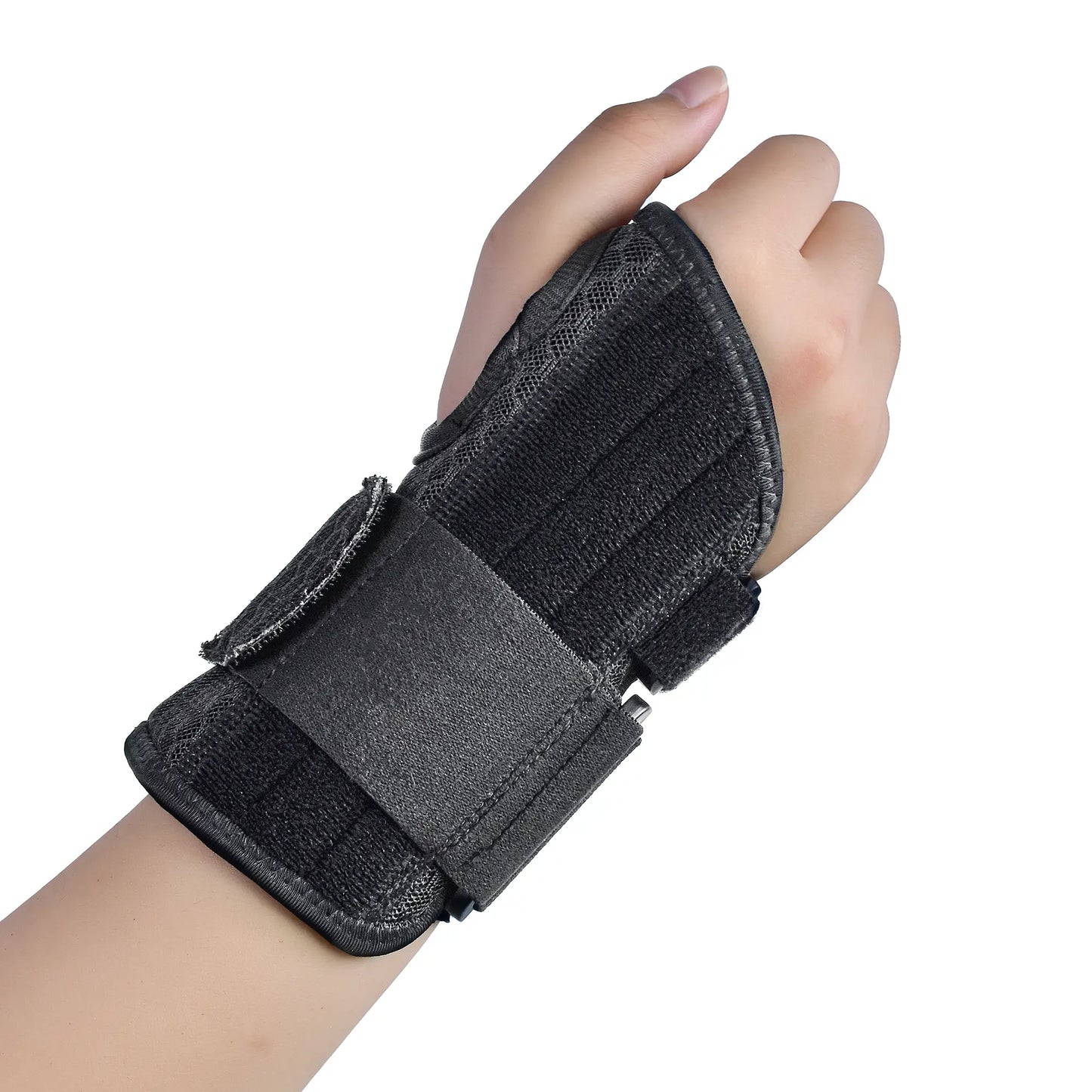 Muñequera Wrist001 para túnel carpiano, muñequera ajustable con férulas para mano derecha, talla pequeña/mediana, soporte de compresión para brazo y mano.
