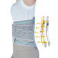 Lendenwirbelstütze für Frauen mit unteren Rückenschmerzen, mit bionischem Stützsystem, verstellbarem gestricktem Lendengurt, atmungsaktivem Mesh-Design mit Lendenpolster, bei Bandscheibenvorfall, Ischialgie, Skoliose