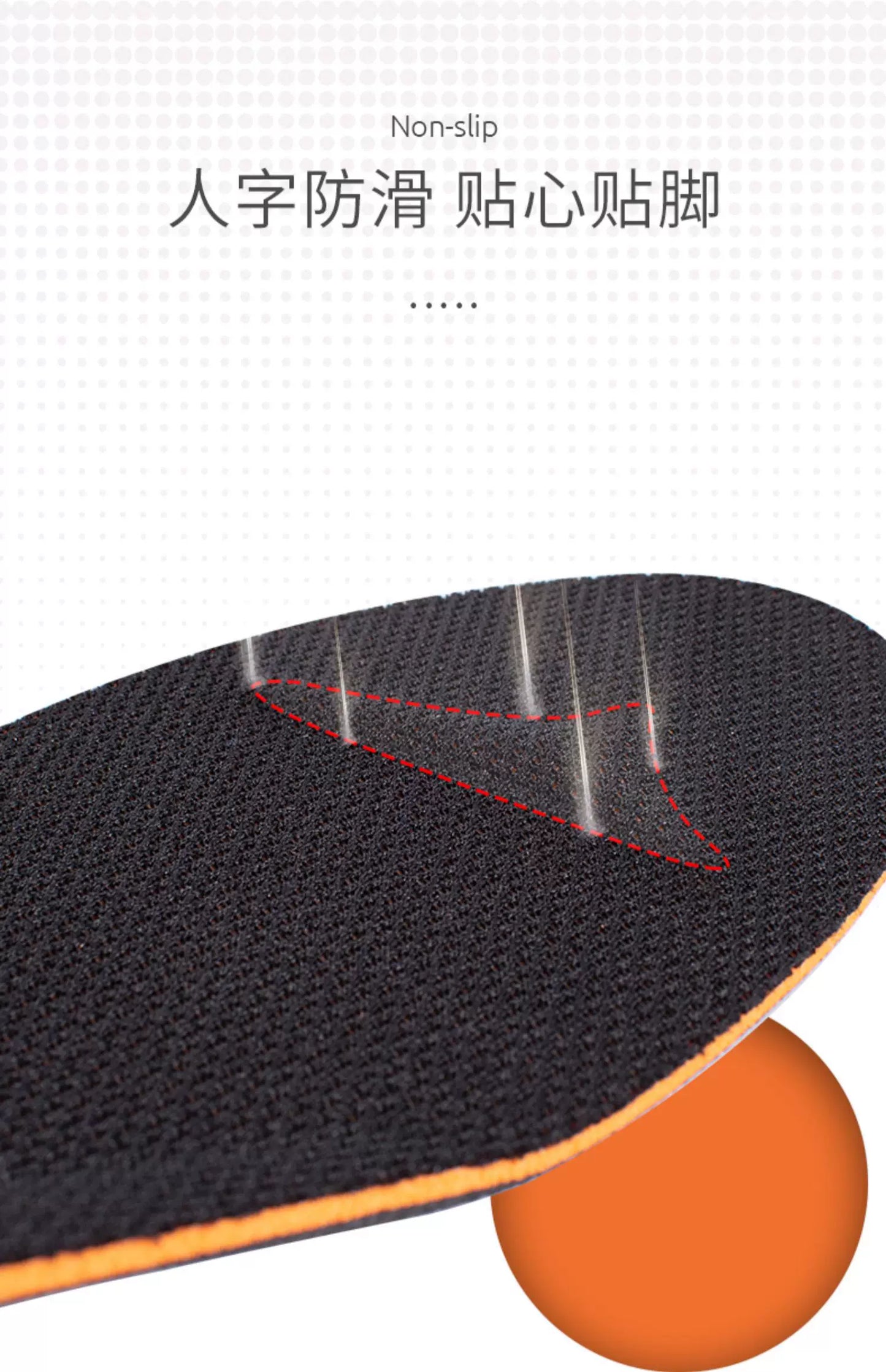 F09C Invisible Height Increase Insoles – PU Foam Cushion Lift Inserts for Shoes