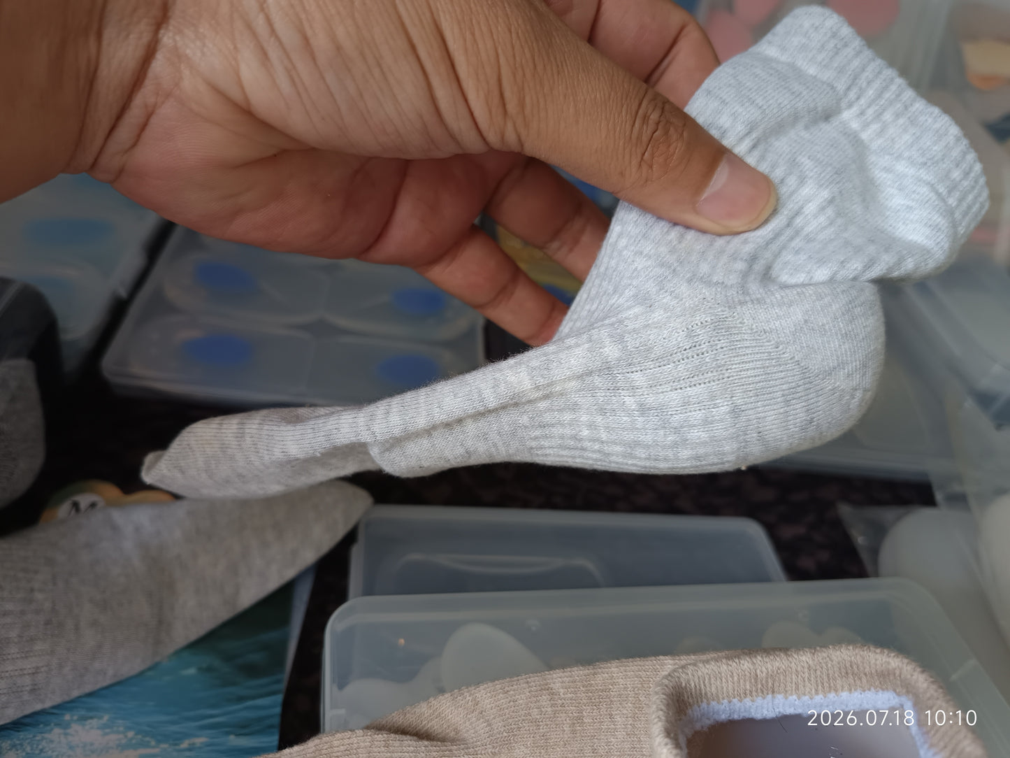 F10 Höhenzunahme unsichtbare Höherlegung Fersensocken Silikon-Einlegesohle