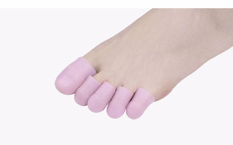 C01B Silicone Finger and Toe Cap Toe Protector Gel Finger Protector for Corns and Calluse