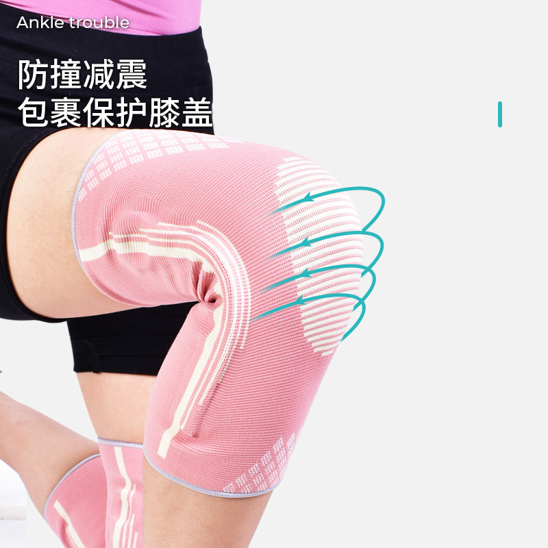 Knee007 Woven Knee Brace, Nylon Material with Silicone Shock Absorption, Multiple Sizes, Breathable & Sports-Friendly for Knee Joint Pain Relief & Protection