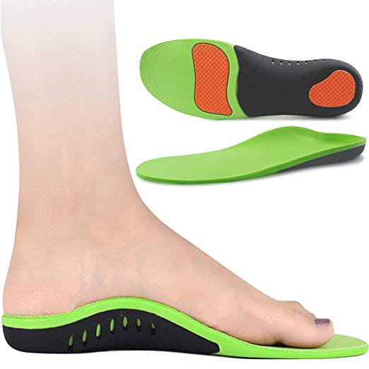 E18 Orthotic Insoles  Arch Support Inserts for Plantar Fasciitis Pain Relief, Flat Feet Correction Heel Pain Medical Grade Shoe Insoles