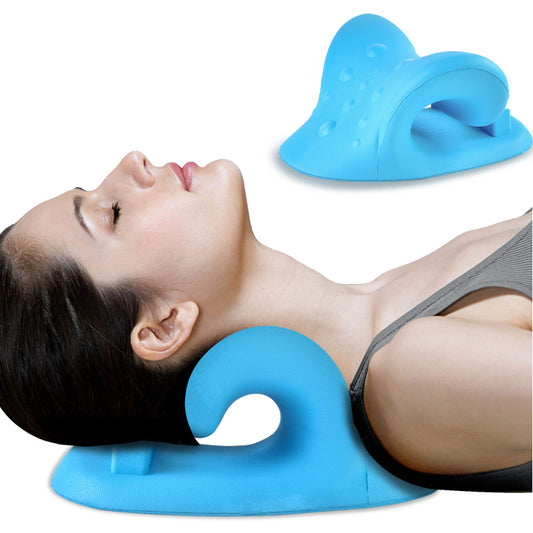 NECK002 OEM Neck and Shoulder Relaxer  Cervical Traction Device for TMJ Pain Relief, Spine Alignment Muscle Relaxation Chiropractic Pillow