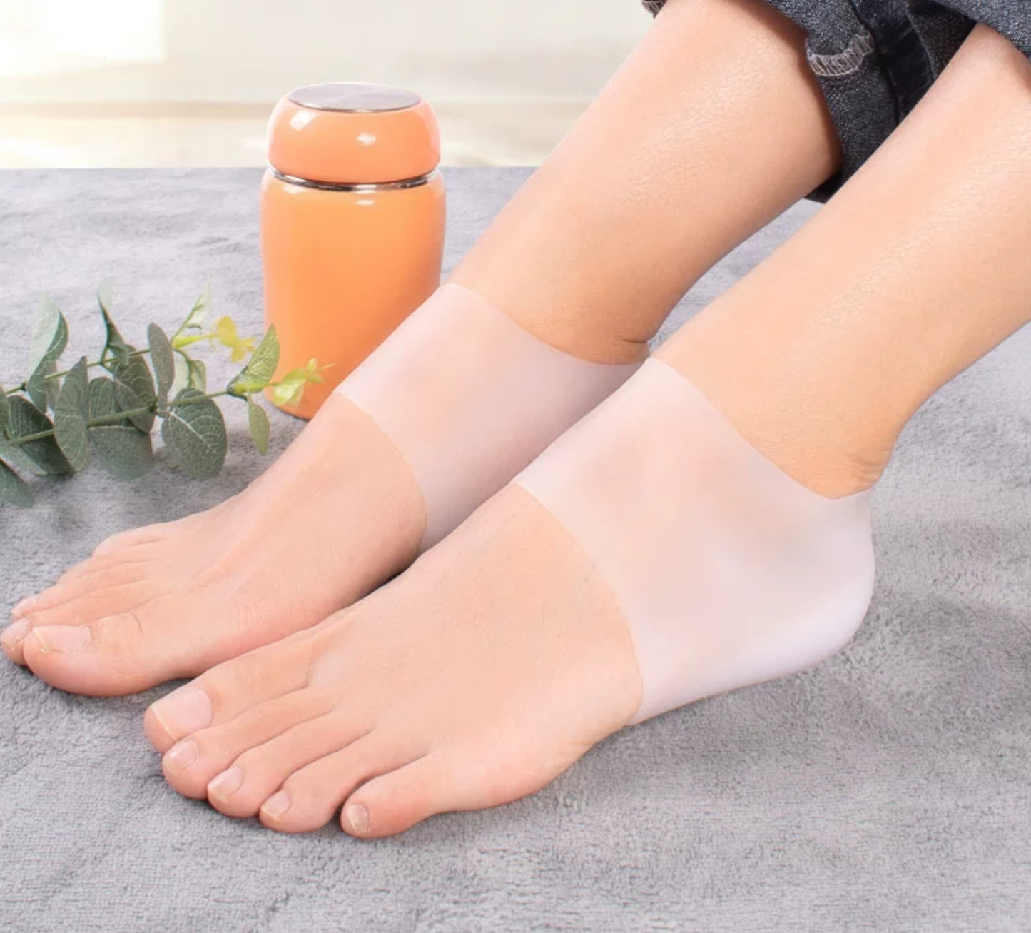 F10 hight increase invisible heighten height elevator sock silicone insole