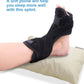Step-by-step visual guide on how to properly wrap, adjust, and secure the velcro ankle brace.