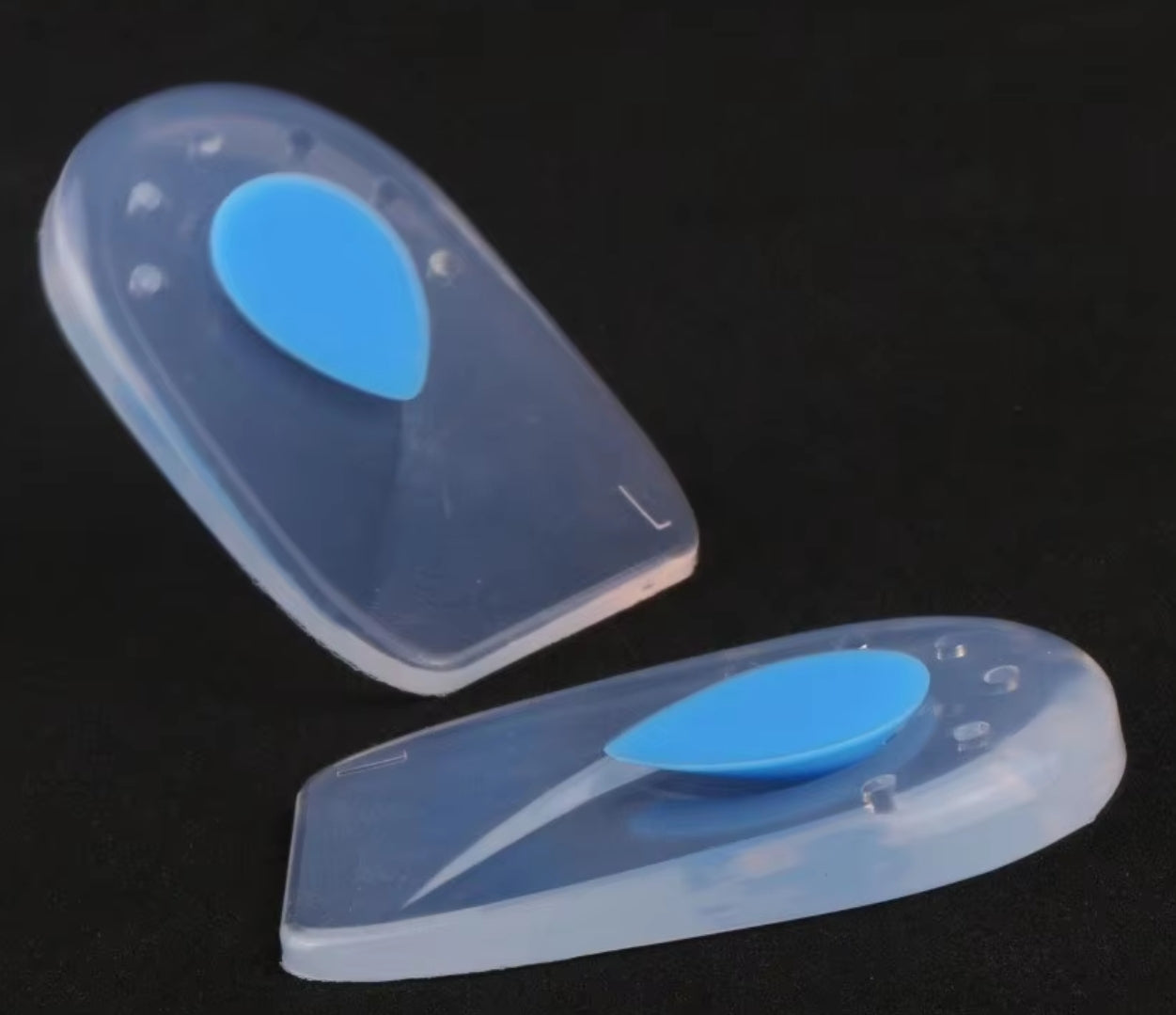 ZRWB05 Gel Silicone Transparent Insoles for Plantar Fasiitis Foot Care 