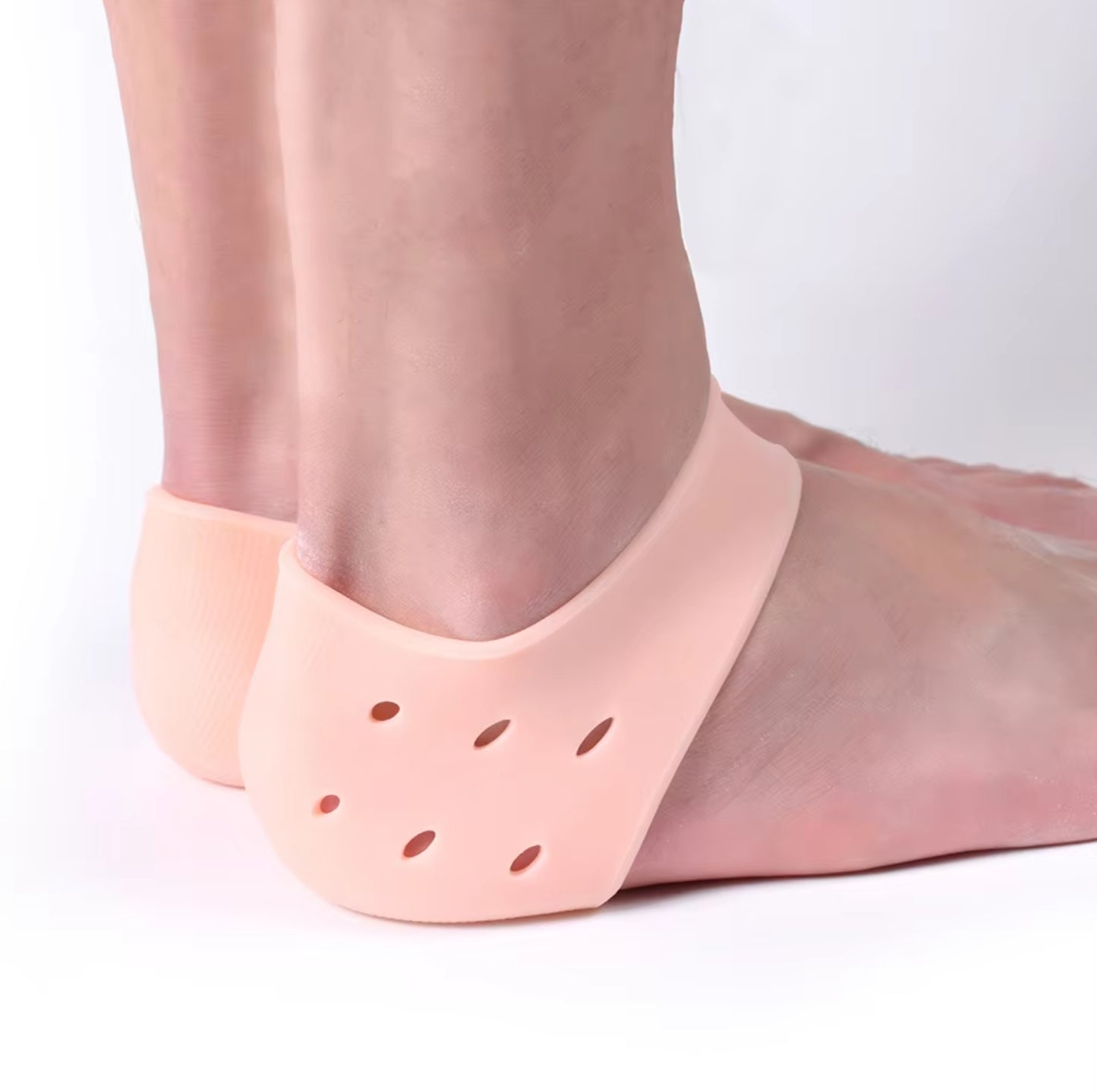 C21B Gel Silicone Heel Cups Pads  Achilles Tendonitis, Shoe Inserts for Plantar Fasciitis, Bone Spur, Foot Pain Relief Support
