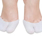 C41 Silicone Forefoot Sleeve with Toe Separation – Breathable Gel Ball of Foot Cushion for Women