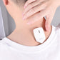 Close-up of electronic posture corrector on back