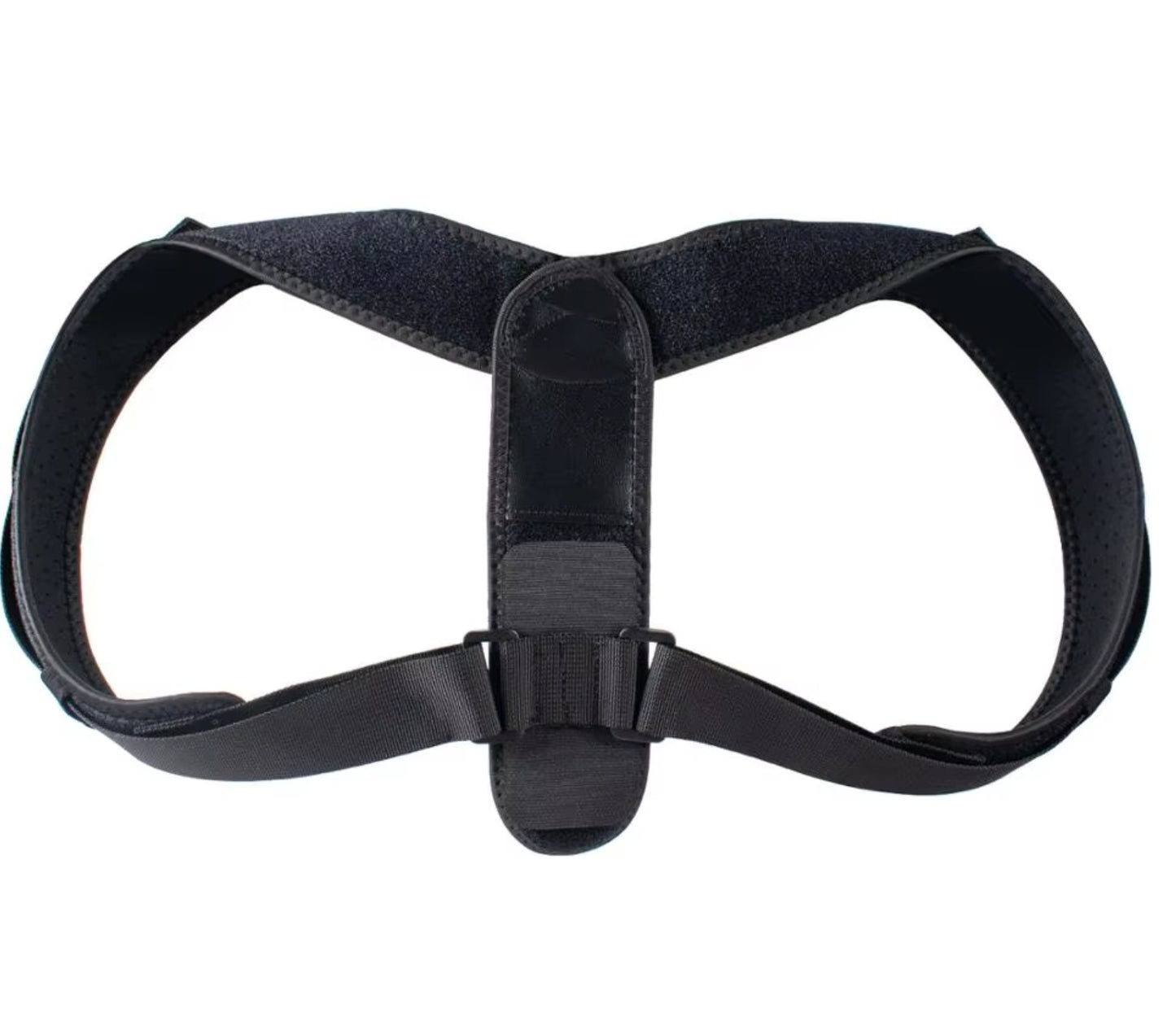 Close-up of high-quality neoprene material on posture correction belt